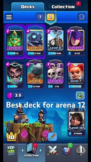 Best deck for arena 12 #clashroyale