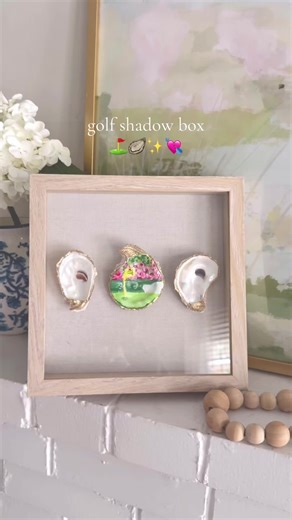 Handmade Golf Shadow Box Art Collection