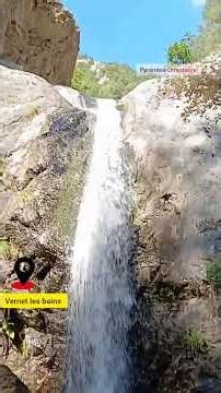 Discover the Cascade des Anglais waterfall in Vernet-les-Bains #pyrénéesorientales #france #europe