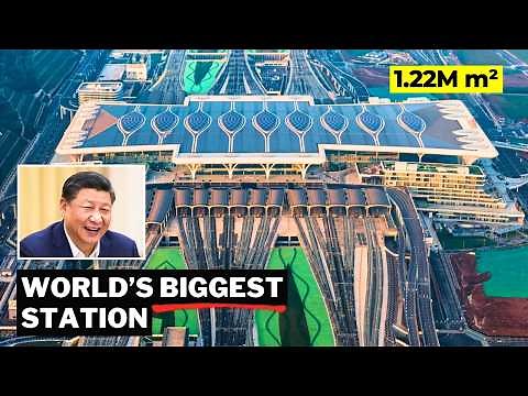 China's Newest Train Station Is Bigger Than An Entire City