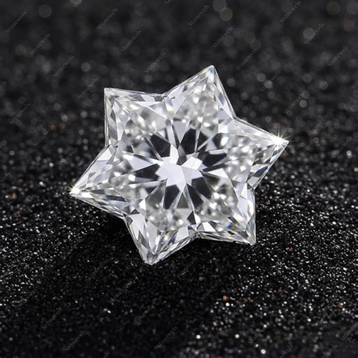 Loose Star of David Lab Grown Diamond | Custom Jewelry | IGI Certified Unique - Etsy