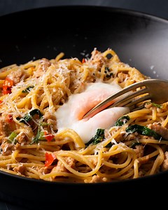 51K views · 7.6K reactions | This is what happens if spaghetti and spicy pad kra pow had a food baby! | Marion's Kitchen | Facebook