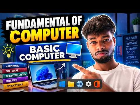 Fundamentals of Computer | Basic Computer Concepts | Complete Computer Basics 🔥