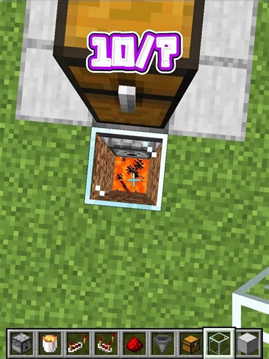 Minecraft trashcan 🗑️ tutorial #minecraft#shorts#gaming#build#ncgamer
