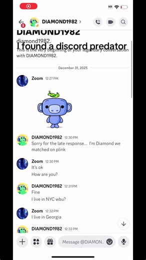 Weird discord predator #fyp #viral ##predator##wtf