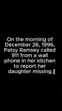 Something's Off…" Patsy Ramsey's Famous 911 Call Broken Down #coldcase #truecrime #jonbenetramsey