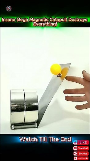 Insane Mega Magnetic Catapult Destroys Everything! Powerful Magnet Experiment