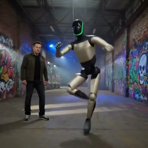 Elon vs Tesla Robot Dance Battle… This Got Weird 😂