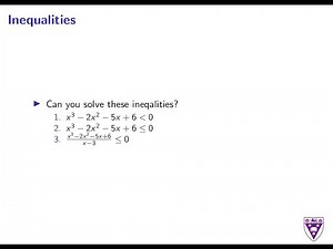 MAT 1S1 Lecture 05 Inequalities
