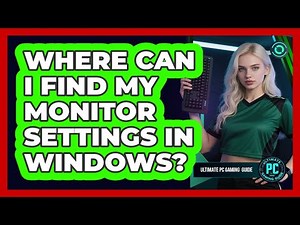 Where Can I Find My Monitor Settings in Windows?