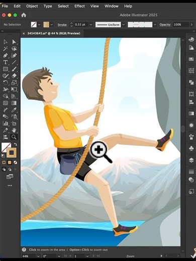 Adobe illustrator tips-Create a vector rope #illustratortutorial