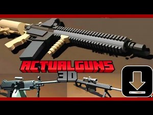 Gun mods minecraft bedrock edition 1.19-1.21 / Mcbe addons / Actual guns addon