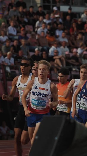Winning 3000m yesterday, winning 1500m today! 🤯 Håkon Moe Berg is a double European U20 champion! 🇳🇴😱 3️⃣:4️⃣7️⃣.3️⃣6️⃣ for the 1500m win!🥇 #Tampere2025 #EuropeanAthletics #U20Champs | European Athletics