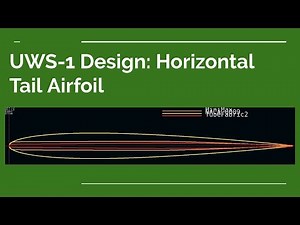 UWS 1 Design: Horizontal Tail Airfoil