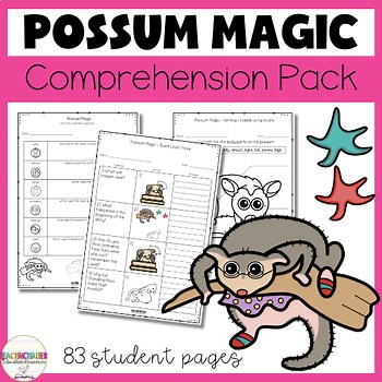 possum magic comprehension unit