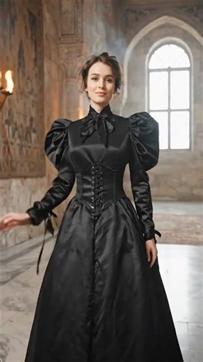 Gothic Victorian Dress Witch Vampire Costume with Rococo Ball Gown Victorian Ghost Styles