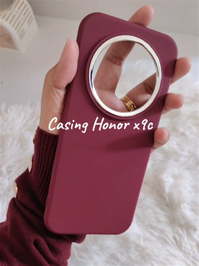 Stylish Wine Red Case for Honor X9C Smartphone