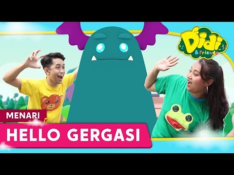 Hello Gergasi | Jom Menari Bersama Didi & Friends | Didi Lagu Baru