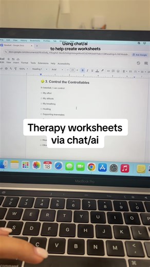 Using AI for Therapy Worksheets and Client Involvement