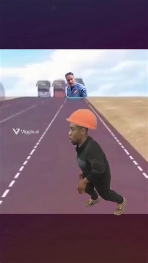 Floyd Remixed on Instagram: "Chicken Crossing aaah vibe #viggle #georgefloyd #helmet #reels #bus"