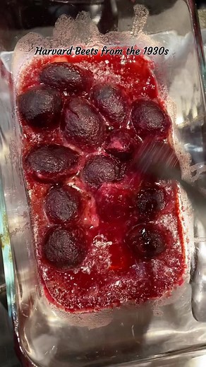 65K views · 821 reactions | Harvard Beets One can beets or 2 cups 2 tablespoons butter 1/4 cup sugar 2 tablespoons flour 1/2 teaspoon salt 1/4 cup beet juice 1/4 cup vinegar Blend flour and sugar. Add other ingredients. Mix together with beets. Pour into baking dish. Cover and cook 40 minutes at 350 degrees. #pasttimecook #vintagerecipes #beets | PastTimecook | Facebook