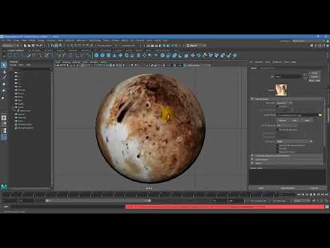 Computer Graphics Assignment - Creating a Solar System Animation at Autodesk Maya