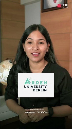 Study in Arden University without IELTS | Apply with EIG Overseas | Study in Berlin | Germany