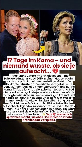 17 Tage im Koma – und niemand wusste, ob sie je aufwacht... 💔