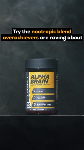 Alpha BRAIN is Onnit's flagship supplement that helps support everyday cognitive functions, including memory, mental speed, and focus. | Onnit