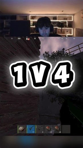 1v4😴😴😴 #rust #stream