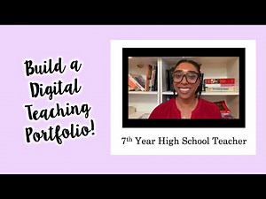Building Your Digital Teaching Portfolio || High School Teacher