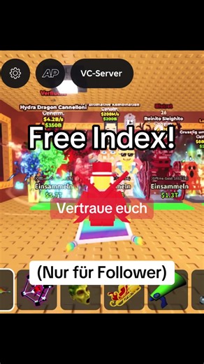 Free Index in Steal a Brainrot! #sab #stealabrainrotroblox #deutsch #roblox #fy