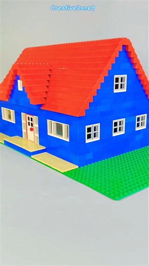 How To Build a LEGO Vacation House MOC 🏠 #lego #house #diy #shorts #shortvideo