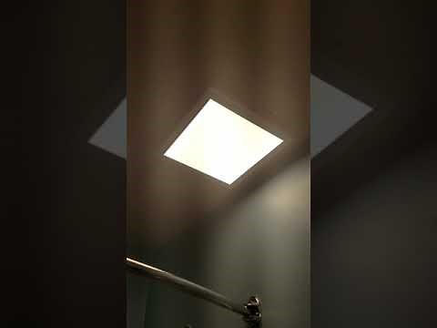 Utilitech LED 1.5 sone, 100 CFM exhaust fan WITH LED PANEL LIGHT!!!!!!!!!!