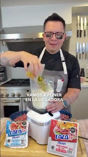 Mousse de la victoria! 500g de crema para montar 100g de leche 50g de chiles en vinagre 60g de