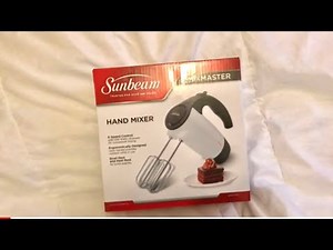 Sunbeam 200 Watt Hand Mixer unboxing