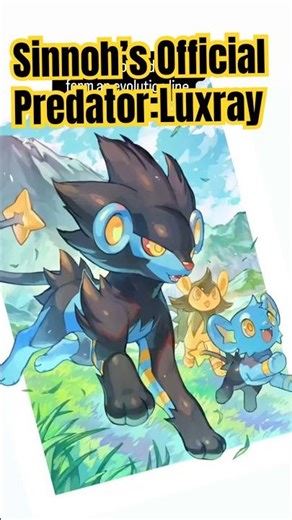 Shinx to Luxray: PURE ELECTRIC POWER⚡️ One Evolution Line. Unlimited ⚡ #pokemonshorts #pokemon