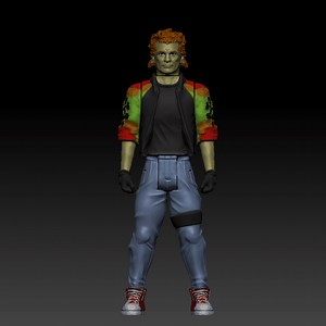 David Hasselhoff, Kung Fury, True survivor, vintage Style Action figure. 3.75"