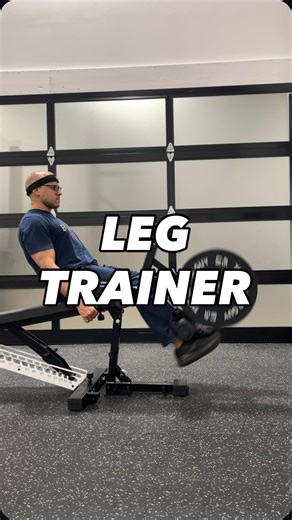 Shredded Dad | Garage Gym Equipment Tester on Instagram: "Tib Bar Guy Apex Leg Trainer attachment — ⬇️ Checkout the Tib Bar Guy Apex bench ⬇️ — 👉 ShreddedDad.com/ApexBench — Apex Bench Leg Developer — ✅ Works with weight plates, bands, and cable machines ✅ Weight capacity: 350 lbs ✅ Dual weight horn ✅ Wheels for easy transport — Go to ShreddedDad.com for home gym equipment reviews and discounts — #homegym #garagegym #basementgym #shreddeddad #tibbarguy"