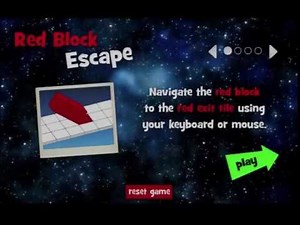 How to play the red block escape (math play ground)
