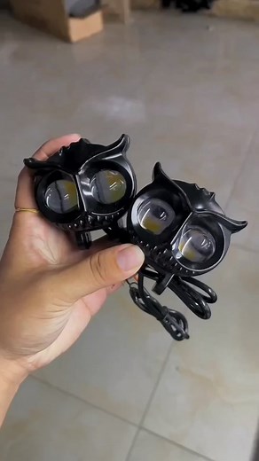 Who would try these 2inch mini dual beam dual color lights?😃 It's cute. #dualbeamdualcolorlight #dualbeamfoglights #automotivelighting