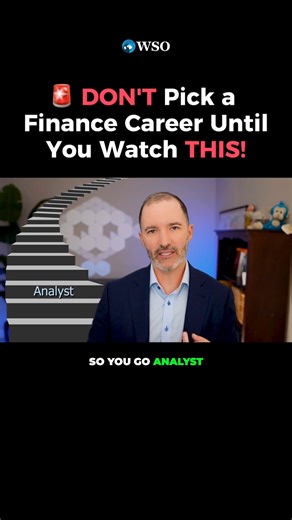 🤔 So many finance careers… but which one is right for you? 👊 We break down each path in this video so you can make the best choice. --------- 🚀 Thousands have broken into IB, PE, and high finance with WSO Academy. 🔥 You could be next. 🎯 Apply now and secure your offer! >>> 🔗 https://www.wallstreetoasis.com/academy?affiliate=socialwinner-facebook #investmentbanking #privateequity #venturecapital #managementconsulting #financecareers #banking #corporatefinance | Wall Street Oasis