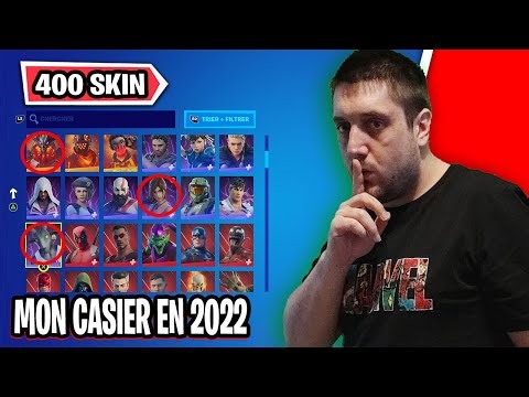 ASMR FR : MON CASIER SUR FORTNITE EN 2022
