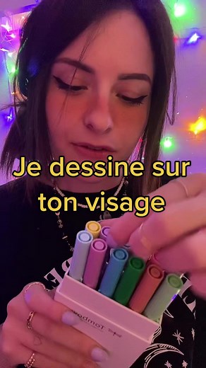 Kali ASMR Art: Dessin Relaxant sur Visage