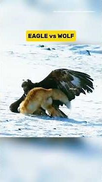 This Bird Can Kill Wolves in Seconds! #goldeneagle #eagle #predator #shorts #animals #facts
