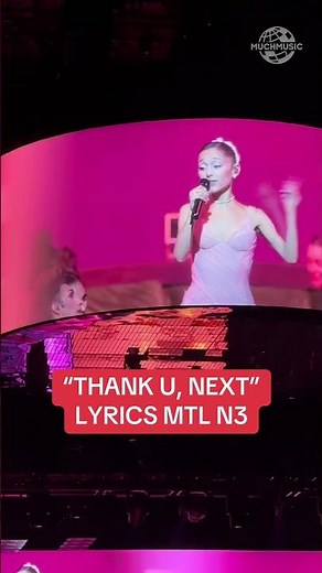 ARIANA GRANDE "THANK U, NEXT" LYRIC CHANGE | MONTREAL N3 #eternalsunshinetour #arianagrande
