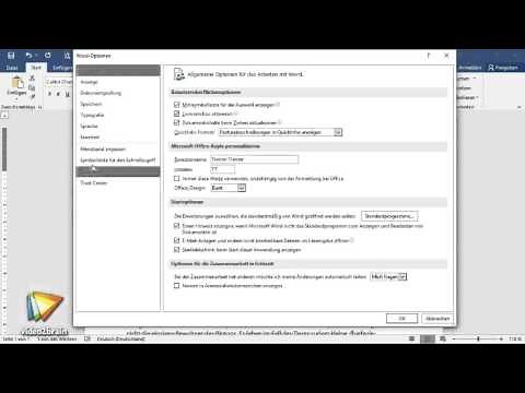 Word 2016 – Grundlagen Tutorial: Optionen der Rechtschreibprüfung festlegen |video2brain.com