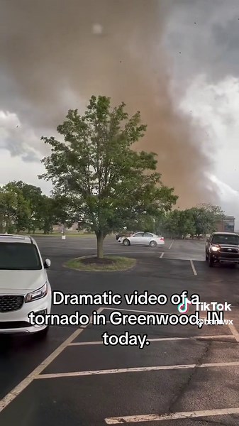Dramatic Tornado Footage from Greenwood, IN