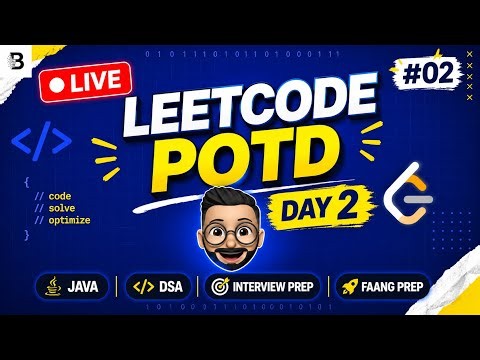 🔴 LIVE:LeetCode Biweekly Contest 183 Live | Full Contest Solutions & Explanations