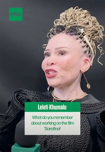 🇿🇦 On South African Youth Day, @Leletikhumalo reflects on her time working on Sarafina! and what she remembers from being on set with Whoopi Goldberg. What’s your favourite scene from the movie? 🎬✨ #OkayAfrica #Sarafina #YouthDay #southafricantiktok #youthdaysouthafrica
